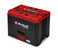Original Einhell E-Case FlipFront | Sistema E-Case | cargador frontal | compatible con Half Size E-Cases | 44 x 33 x 34 cm | máx. 45 kg | asa de transporte