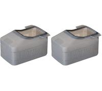 Original Einhell Envolvente protectora con batería (para baterías Power X-Change 18 V, protección contra polvo, humedad y salpicaduras, utilizable por HYPRESSO y mucho más, sin batería) (Paquete de 2)