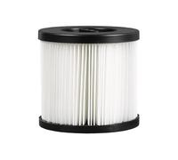 Original Einhell filtro plisado para clase de polvo L (Einhell aspirador en seco y húmedo con batería TP-VC 18/10 Li BL L, clase de polvo L, aspiración en seco, Ø 130 mm, 115 mm de altura)