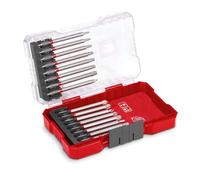 Original Einhell M-CASE 16-Juego de Puntas (Para Destornilladores Inalámbricos y Taladros Eléctricos con Puntas de 90 mm Hechas de Acero S2 Arenado y Vástago E 6.3 Incl. Caja de Almacenamiento)