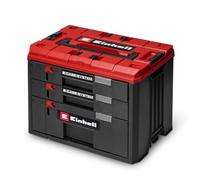 Original Einhell maletín de cajones E-Case (Einhell sistema de maletín E-Case, 41,5 x 25 x 28 cm, carga útil máx. 60 kg, 2 cajones de 5,5 cm de altura, 1 cajón de 12,5 cm de altura, asa de transporte)