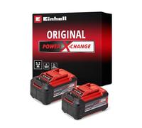 Original Einhell PXC-Twinpack 5.2 Ah Power X-Change (Li-Ion, 18 V, 2X 5.2 Ah, Apta para Todos los Dispositivos PXC, gestión proactiva de la batería, ciclos de Carga adaptados a la situación)