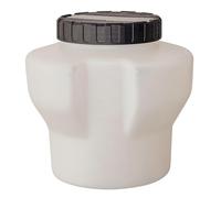 Original Einhell Recipiente de pintura de 1200 ml (accesorio del sistema de pulverización de pintura, volumen de 1200 ml, escala integrada, incl. tapa, fácil de montar)