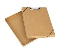 Original Falken ClipBox Nature. Fabricado en Alemania. 25 mm de alto DIN A4. Caja de almacenamiento con clip y 2 gomas elásticas. Tapa de cartón resistente. Caja de regalo vegana caja de transporte