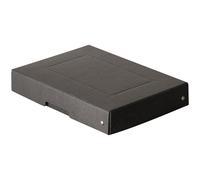 Original Falken PureBox Black Made in Germany 40 mm High DIN A5 Storage Box with
