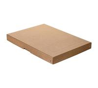 Original Falken PureBox Nature. Fabricado en Alemania. 40 mm de alto, DIN A3. Caja de almacenamiento con tapa de cartón resistente, caja de regalo vegana, caja de transporte, caja multiusos