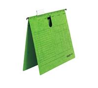 Original Falken UniReg 25 carpetas colgantes Fabricado en Alemania. Grapado comercial, de cartón reciclado para DIN A4, verde, Blauer Engel, ideal para el archivo de hojas sueltas en la oficina