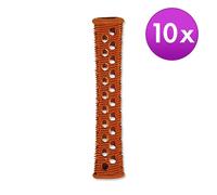 Original Grip Hair Winder Marrón, Ø 11 mm, Por paquete de 10 unidades