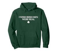Original I Wish Irish Men were Real Hoodie St Patricks Day Sudadera con Capucha