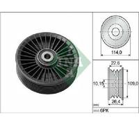 Original INA Desviación Papel de Liderazgo Trapezoidal 532 0108 10 para Infiniti