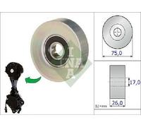 Original INA Desviación Papel de Liderazgo Trapezoidal 532 0676 10 para BMW