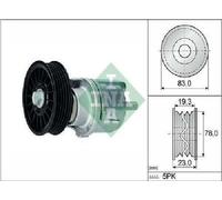 Original INA Tensor De Correa Poly-V 534 0185 10 Para Audi VW