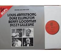 ORIGINAL JAZZ NON-STOP / LOUIS ARMSTRONG / DUKE ELLINGTON / BENNY GOODMAN / DIZZY GILLESPIE / 2 LPs im Doppelalbum / / Klapp-Bildhülle / DELTA # DA 2095 / Deutsche Pressung / 12" Doppel Langspiel Schallplatte