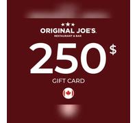 Original Joe's Gift Card 250 CAD Key - CANADA