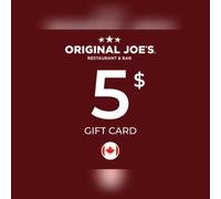 Original Joe's Gift Card 5 CAD Key - CANADA