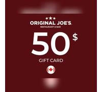 Original Joe's Gift Card 50 CAD Key - CANADA