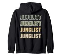 Original Junglist | Cultura de batería y bajo y Base Pesada Sudadera con Capucha