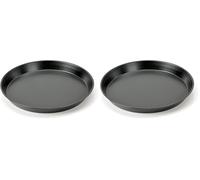ORIGINAL KAISER Classic - Bandeja para Hornear Redonda 32cm Diámetro para Horno Redonda con Revestimiento Antiadherente, Óptima Conducción del Calor, Negro (Paquete de 2)