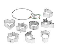 ORIGINAL KAISER Cookie Cutters - Moldes para Galletas con 8 Formas Medianas Distintas, Acero Inoxidable