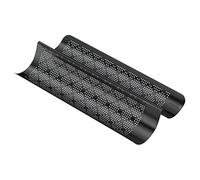 KAISER Baguette Backblech perforado 40 x 20 cm Antiadherente negro