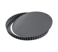 ORIGINAL KAISER La Forme Plus - Bandeja para Hornear Redonda con Bode Ondulado 30cm Diámetro Antiadherente con Revestimiento Antiadherente, Óptima Conducción del Calor, Negro
