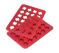 ORIGINAL KAISER Molde de silicona para 24 estrellas de canela, resistente a la temperatura, molde de silicona para bombones, parfait, mousses, helado