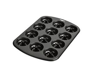 Original Kaiser Molde para 12 magdalenas Inspiration Bundt, bandeja para hornear magdalenas, 38 x 27 cm, antiadherente, tamaño estándar, moldes para magdalenas, tiempo de horneado corto