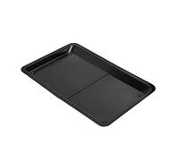 ORIGINAL KAISER X-mas - Bandeja para Hornear Extensible 33-52 x 33 x 3,5 cm, Bandeja para Hornear Cuadrada y Rectangular, Revestimiento Antiadherente, Negro