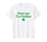 Original Kiss Me I'm Italian Funny St Patricks Day Italian Camiseta