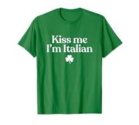 Original Kiss Me I'm Italian Funny St Patricks Day Italian Camiseta
