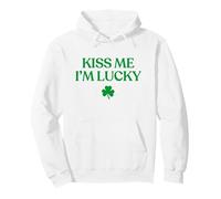 Original Kiss Me Im Lucky Hoodie Funny St Patricks Day Sudadera con Capucha