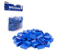 Original Lego Basic Bricks | 100 piezas 2x4 piedra (3001) (azul)