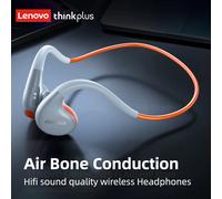 Original Lenovo X7 auriculares de conducción de aire inalámbricos Bluetooth 5,3 auriculares de conducción ósea auriculares deportivos micrófono con gancho para la oreja al aire libre White
