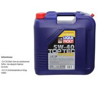Original Liqui Moly 3702 Top Tec 4100 5W 40 Bidón Plástico 20L