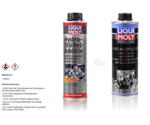 Original LIQUI MOLY Kit Aditivo Y pro-Line Lavado de Motor