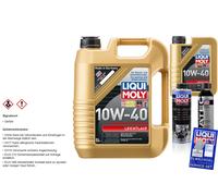 Original LIQUI MOLY Set 6L Leichtlauf 10W-40 Cera Tec Pro-Line Limpieza De Motor