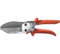 Original LÖWE Tijeras profesionales 3.306/HÜ con transmisión de palanca de 90 grados y hoja extralarga, para cortar con precisión en plástico duro y plano, PVC, madera y metal