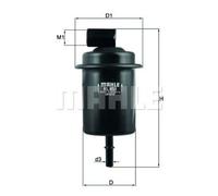 Original Mahle Filtro de Combustible KL 453 Fuel Filtro