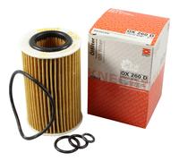 Original MAHLE / Knecht Filtro de Aceite OX 260D para Mercedes-Benz SLK R171