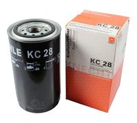 Original MAHLE / Knecht Filtro de Combustible KC 28 Fuel Filtro