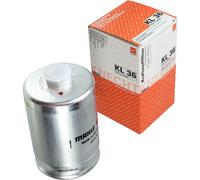 Original MAHLE / KNECHT Filtro de Combustible KL 36 Fuel Filtro