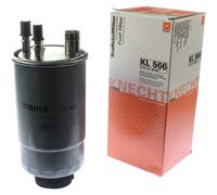 Original MAHLE / KNECHT KL 566 Filtro de Combustible Fuel para Fiat Qubo 225