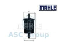 Original MAHLE Motor de Repuesto en Línea de Combustible Filtro KL 248