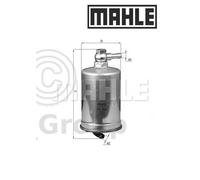 Original MAHLE Motor de Repuesto en Línea de Combustible Filtro KL 599