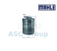 Original MAHLE Motor de Repuesto en Línea Filtro Combustible KL 494