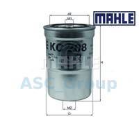 Original MAHLE Motor de Repuesto Tornillos Combustible Filtro KC 208