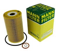 Original MANN-FILTER Filtro de Aceite Hu 932 / 4X