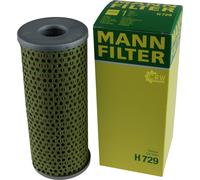 Original MANN-FILTER Filtro De Aceite Para Hidráulica De Trabajo H 729