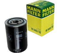 Original MANN-FILTER Filtro De Aceite Para Hidráulica De Trabajo W 940/18