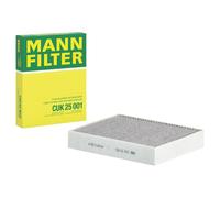 Original MANN-FILTER Filtro de Carbón Activado Filtro de Cabina Polen CUK 25 001